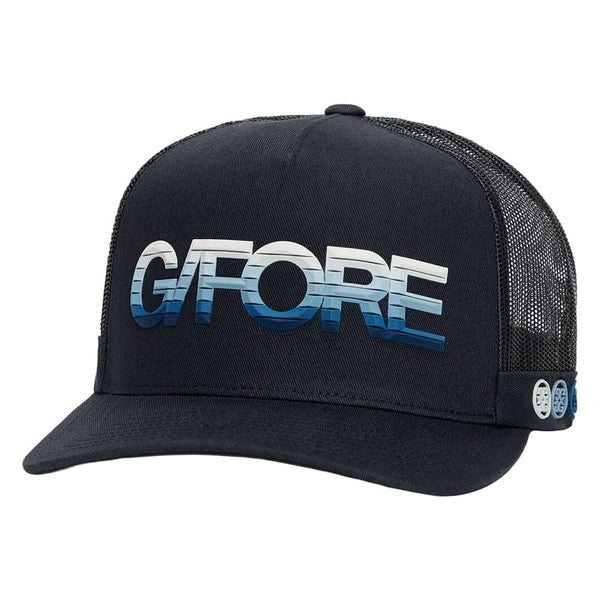 Gfore 3D Ombre G/Fore Cotton Twill Trucker Golf Cap Ink - FA24