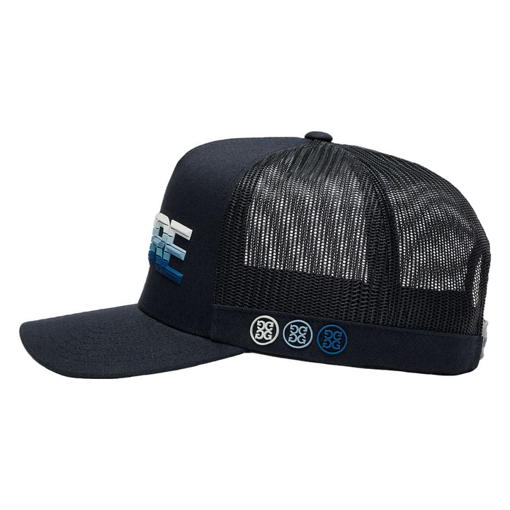 Gfore 3D Ombre G/Fore Cotton Twill Trucker Golf Cap Ink - FA24