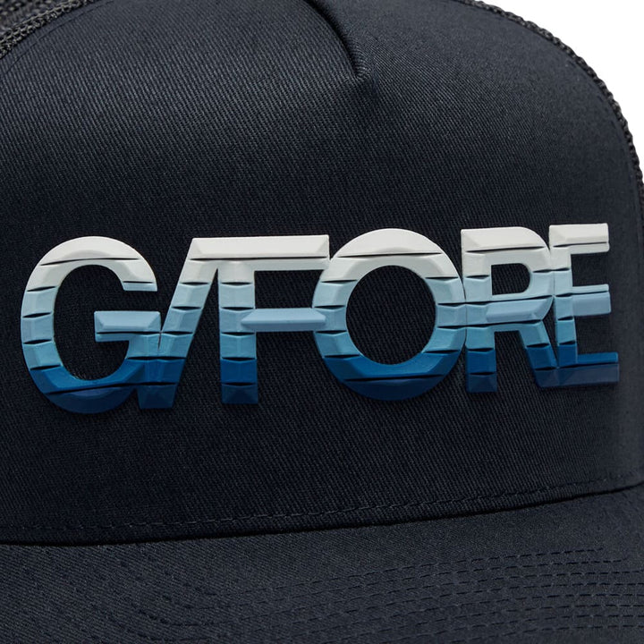 Gfore 3D Ombre G/Fore Cotton Twill Trucker Golf Cap Ink - FA24