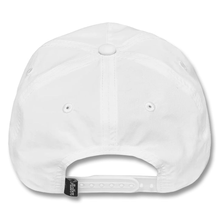 Malbon Roll King Nylon Rope Golf Cap White - FW24