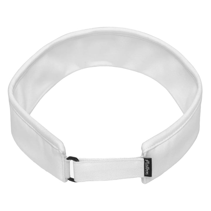 Malbon Roll King Golf Visor White - FW24