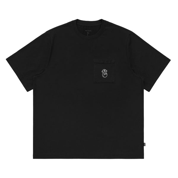 Malbon Roll King Pocket Golf T-Shirt Black - FW24