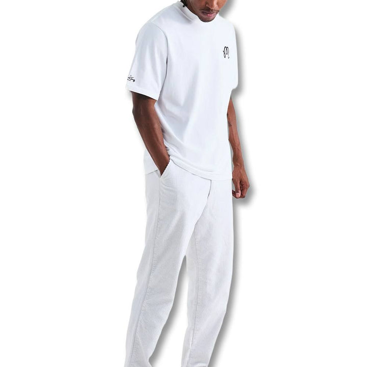 Malbon Roll King Golf T-Shirt White - FW24
