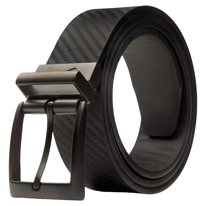 Nike Carbon Fiber Textured Reversible Golf Belt Black - 25 Men