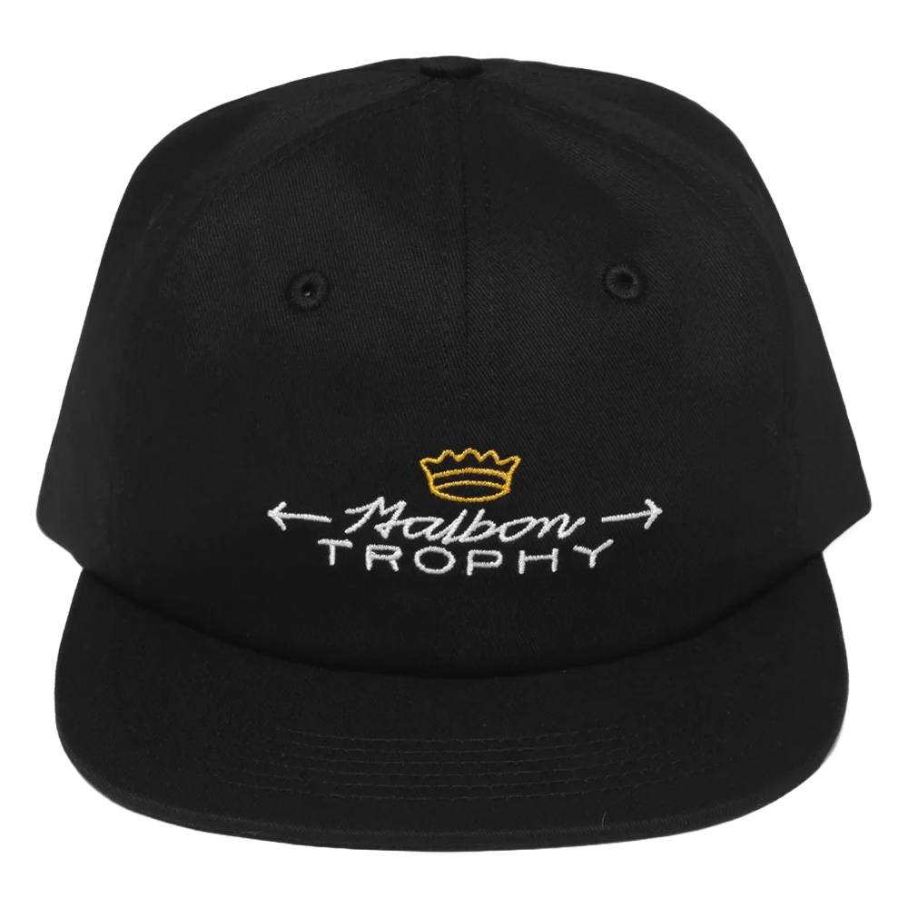 Malbon Trophy Painters Golf Cap Black - FW24