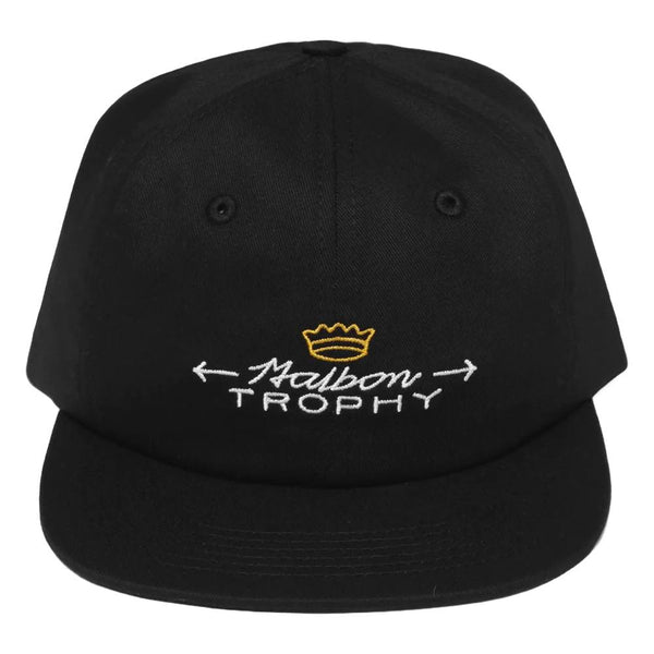 Malbon Trophy Painters Golf Cap Black - FW24