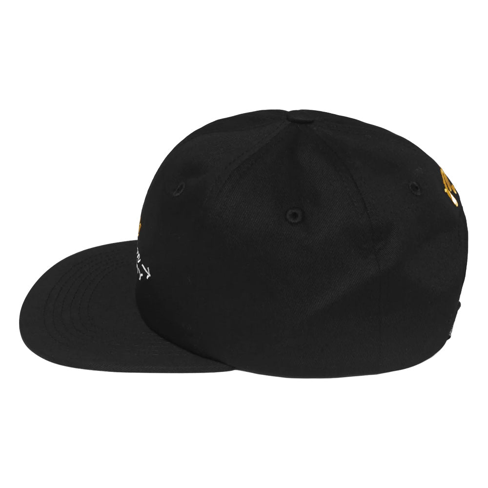Malbon Trophy Painters Golf Cap Black - FW24
