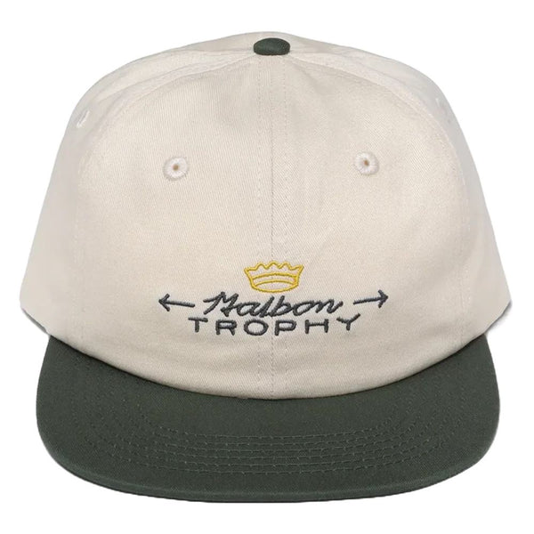 Malbon Trophy Painters Golf Cap Ivory - FW24