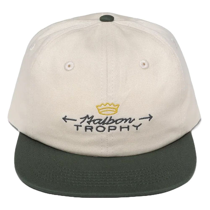 Malbon Trophy Painters Golf Cap Ivory - FW24