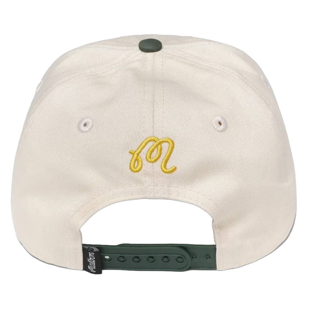 Malbon Trophy Painters Golf Cap Ivory - FW24