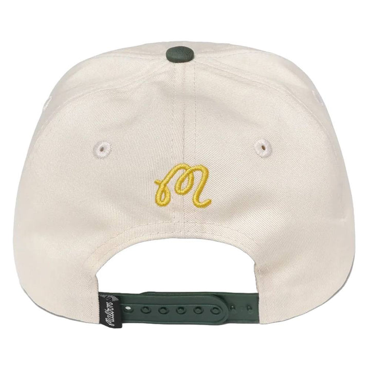 Malbon Trophy Painters Golf Cap Ivory - FW24