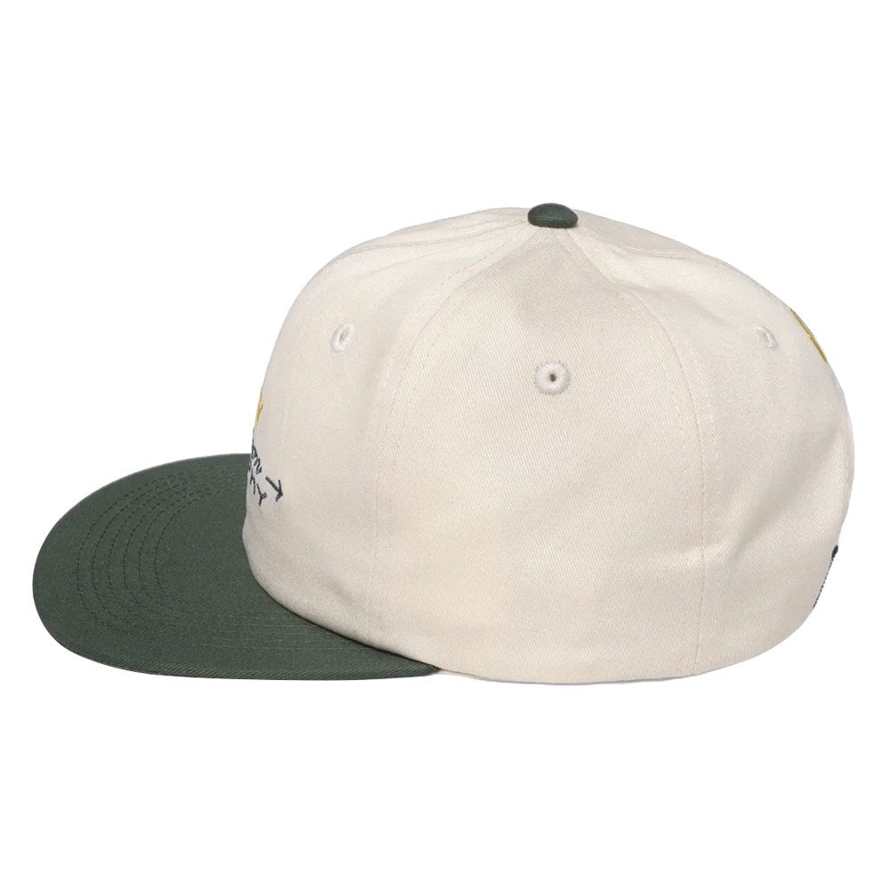 Malbon Trophy Painters Golf Cap Ivory - FW24