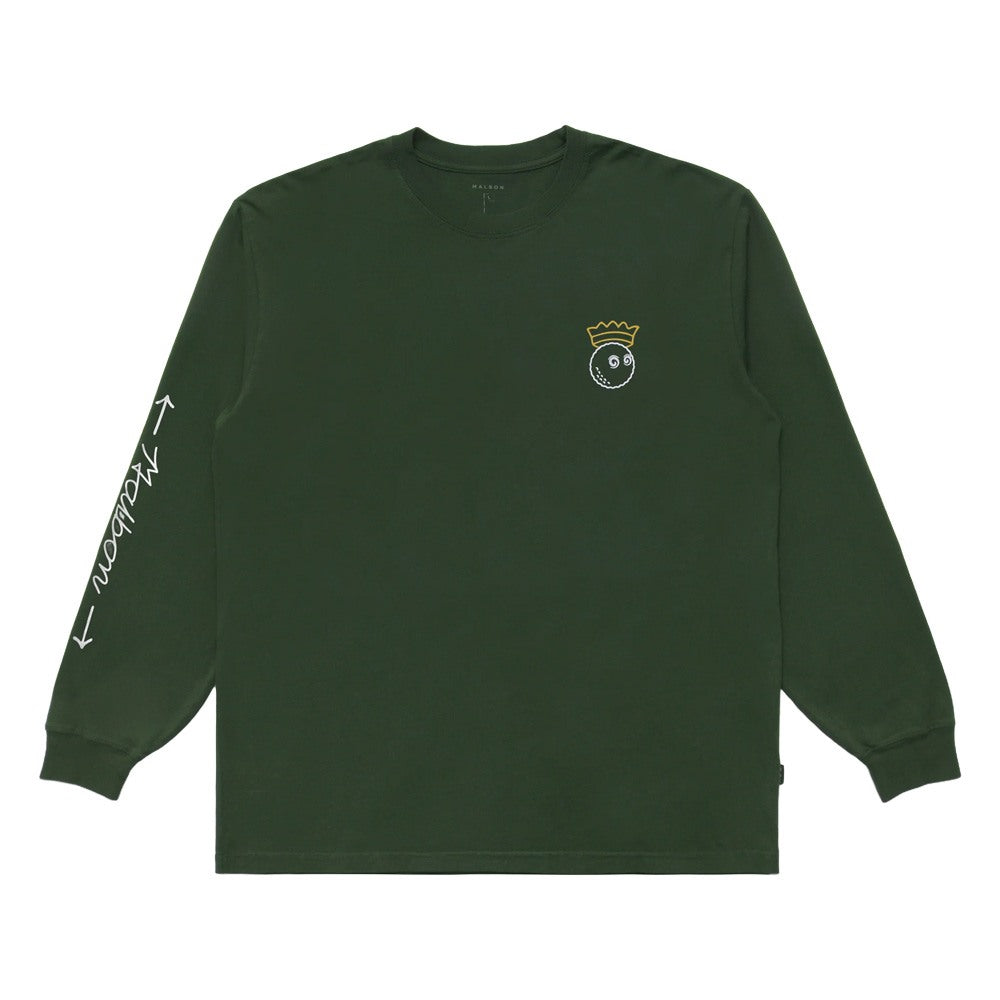 Malbon Trophy LS Golf T-Shirt Green - FW24 Men – Golfio