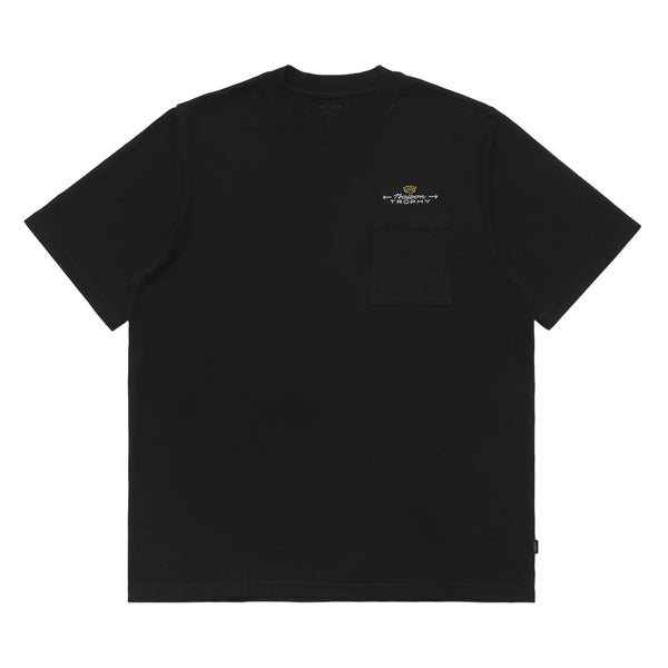 Malbon Trophy Pocket Golf T-Shirt Black - FW24