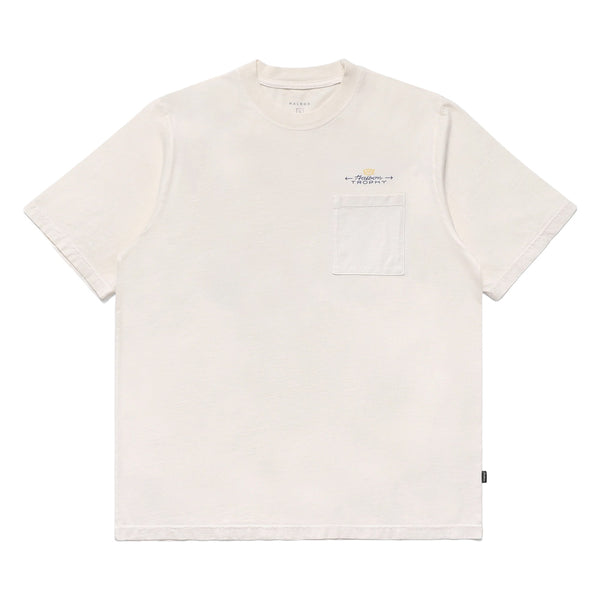 Malbon Trophy Pocket Golf T-Shirt Ivory - FW24