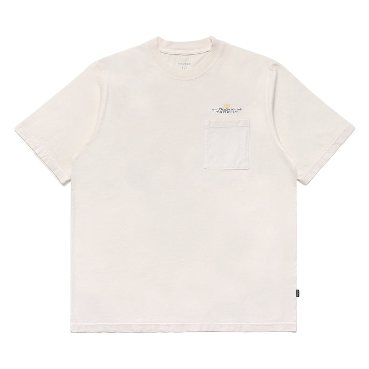 Malbon Trophy Pocket Golf T-Shirt Ivory - FW24