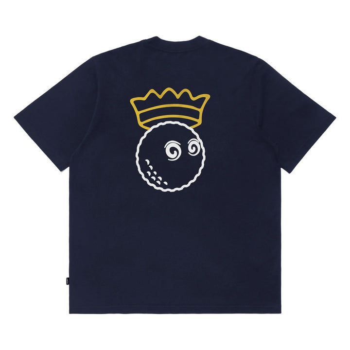 Malbon Trophy Pocket Golf T-Shirt Navy - FW24