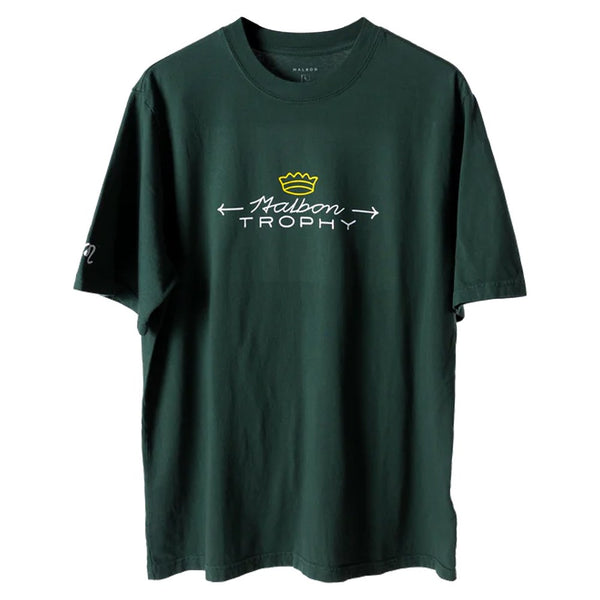 Malbon Trophy Golf T-Shirt Green - FW24