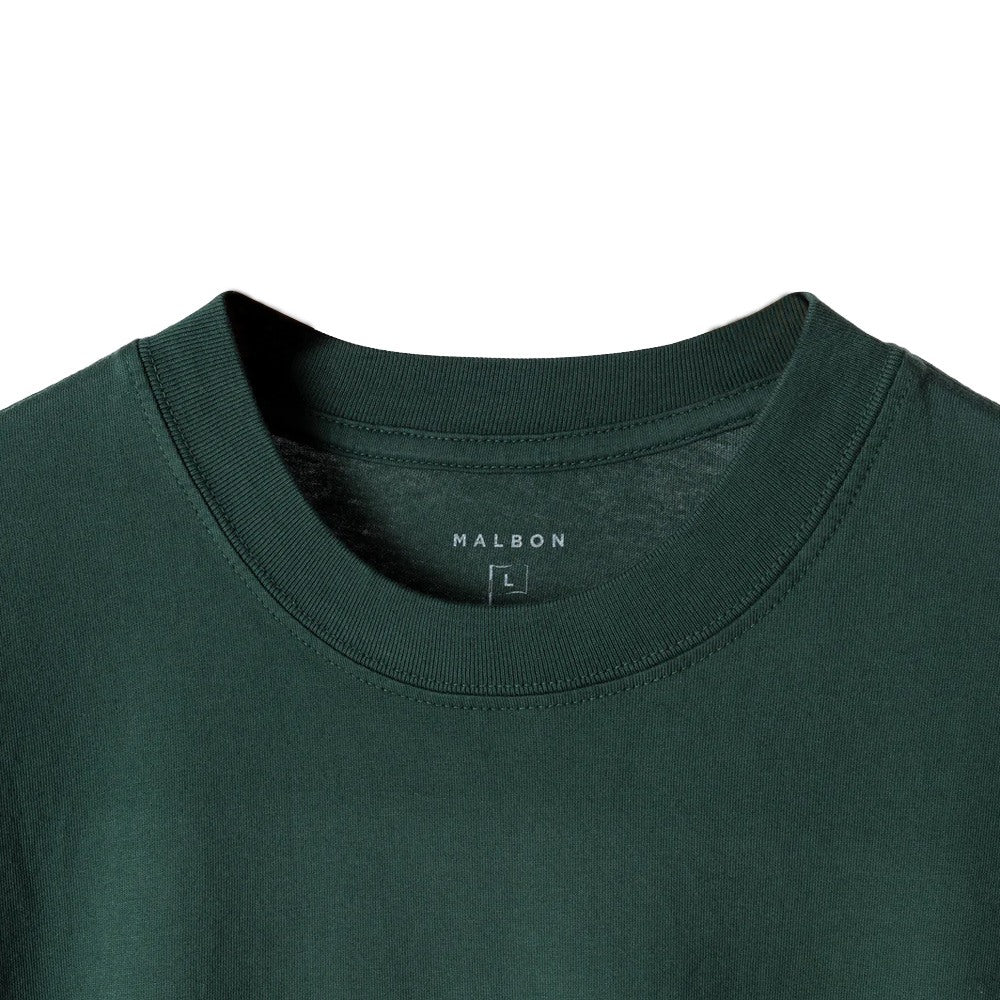 Tシャツ・カットソー Malbon Golf Mesh jacquard round t-shirt GREEN MAN M5221PRS42 Tシャツ・カットソー Malbon Golf Mesh jacquard round t-shirt