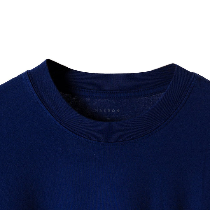 Malbon Trophy Golf T-Shirt Navy - FW24