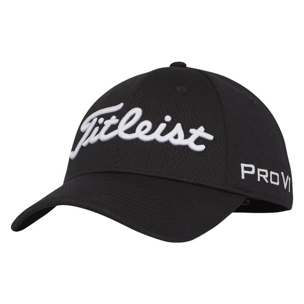 Titleist Tour Elite Golf Cap Black/White - 25 Men