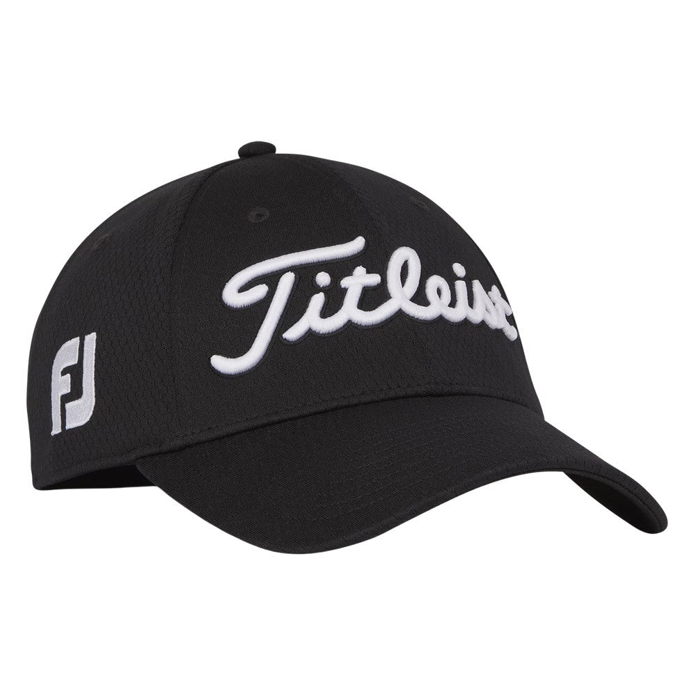 Titleist Tour Elite Golf Cap Black/White - 25 Men