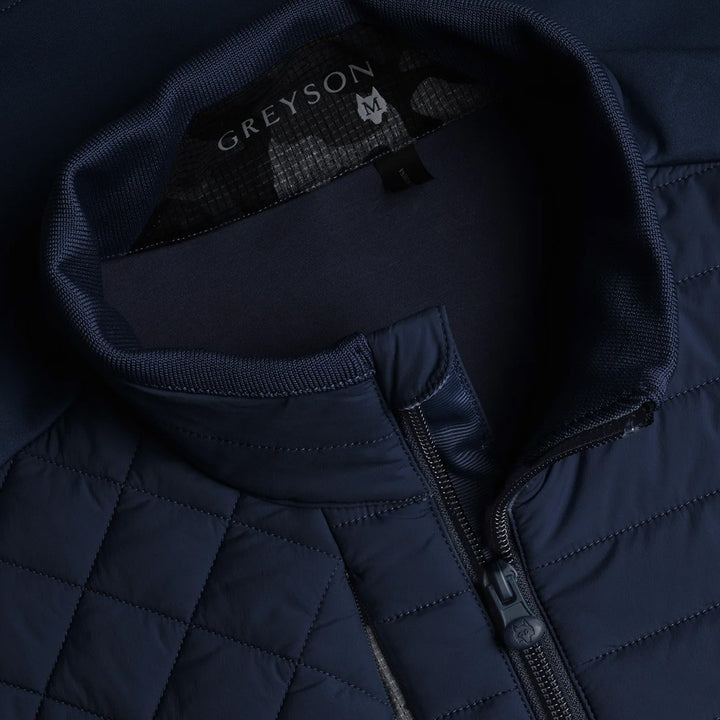 Greyson Hybrid Quarter-Zip Golf Jacket Maltese Blue - FA25