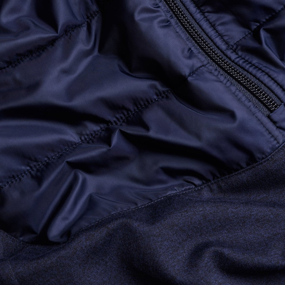 グレイソン ダウンジャケット S ネイビー GREYSON ゴルフ Greyson Hybrid Quarter-Zip Golf Jacket Maltese Blue - FA25 Men