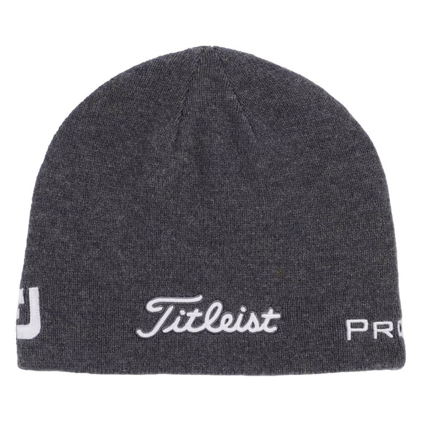 Titleist Tour Merino Golf Beanie Charcoal/White - FW24