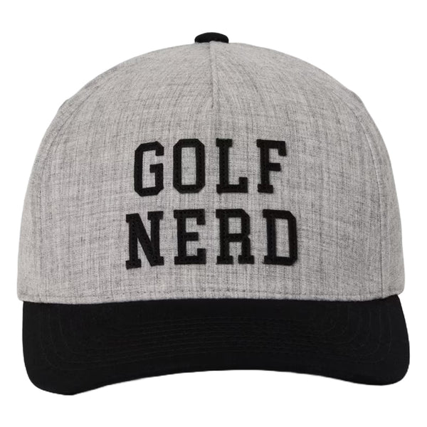 TravisMathew On Course Snapback Golf Cap Heather Gray - SS25
