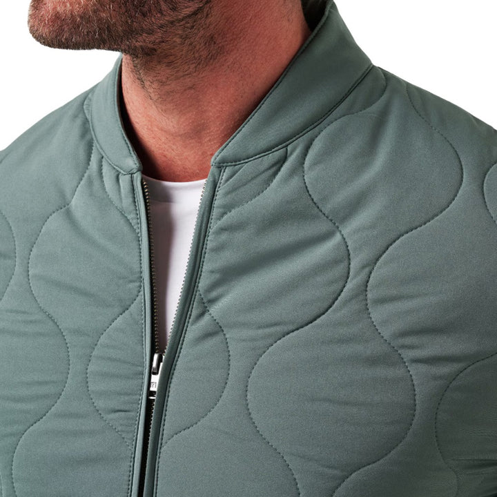 TravisMathew Come What May Golf Jacket Balsam Green - FW23