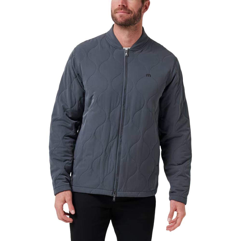 travisMathew メンズジャケット グレー/ネイビー TravisMathew Valley View Zip Jacket | Nordstrom