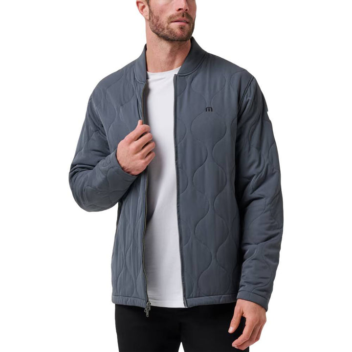 TravisMathew Come What May Golf Jacket Ebony - FW23