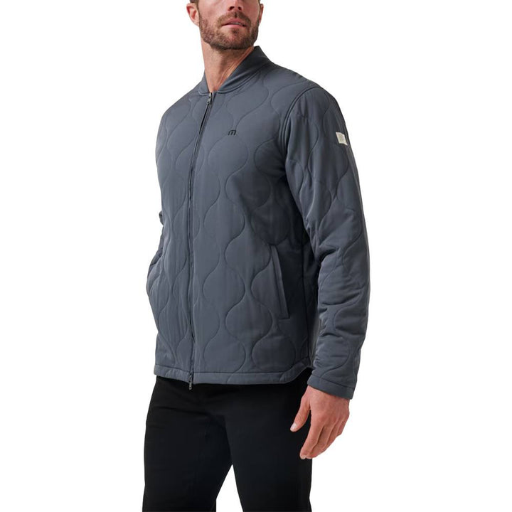 TravisMathew Come What May Golf Jacket Ebony - FW23