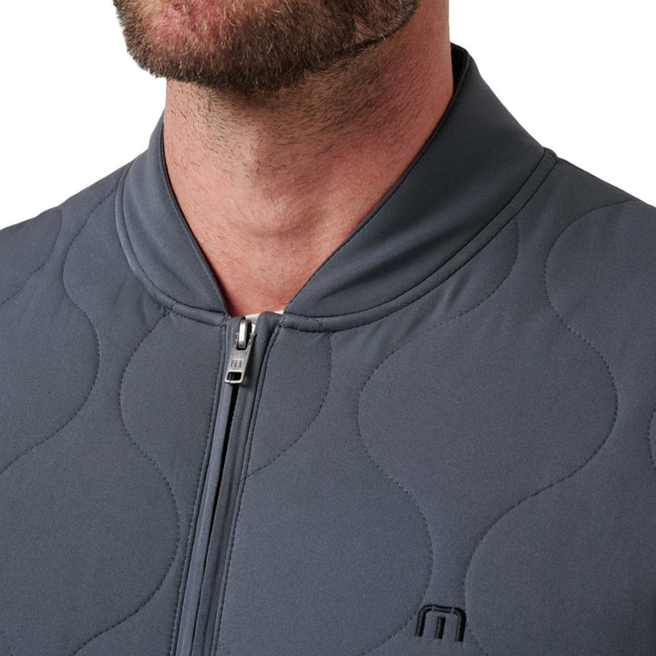 TravisMathew Come What May Golf Jacket Ebony - FW23