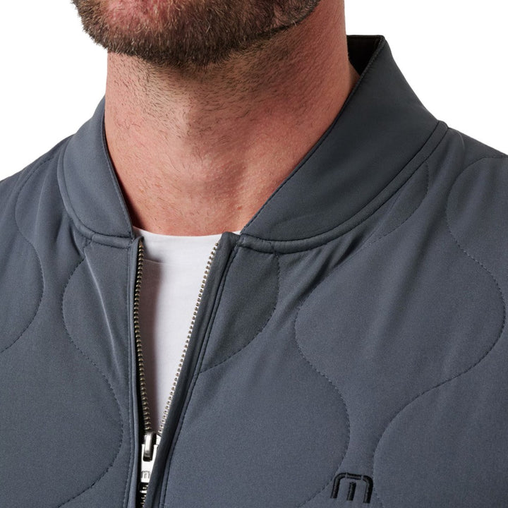 TravisMathew Come What May Golf Jacket Ebony - FW23