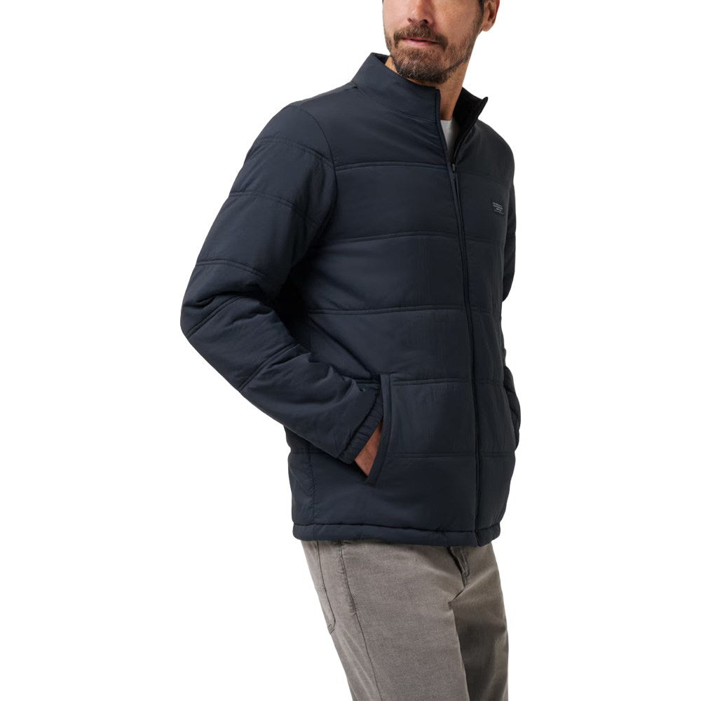 TravisMathew Palisades Puffer Golf Jacket Black - FW24