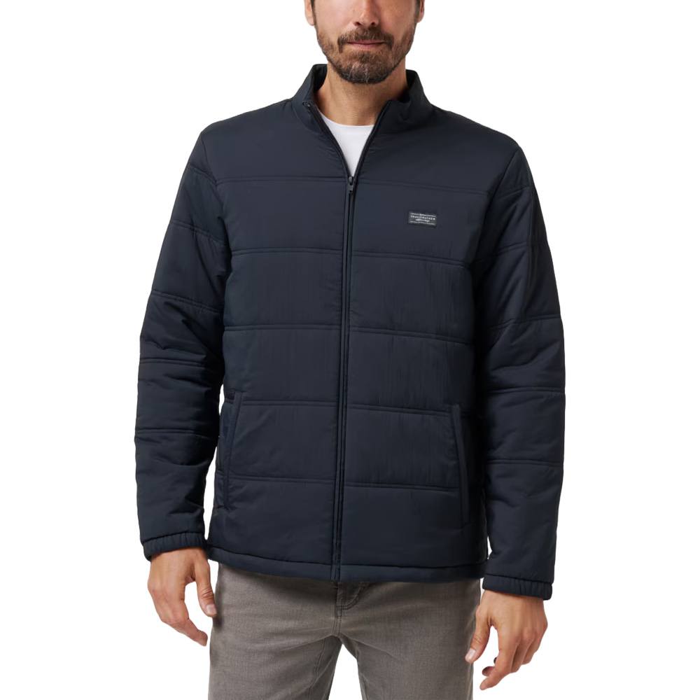 TravisMathew Palisades Puffer Golf Jacket Black - FW24