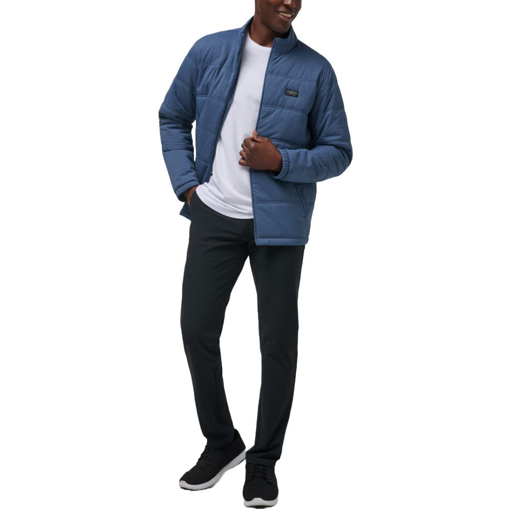 TravisMathew Palisades Puffer Golf Jacket Navy - FW24