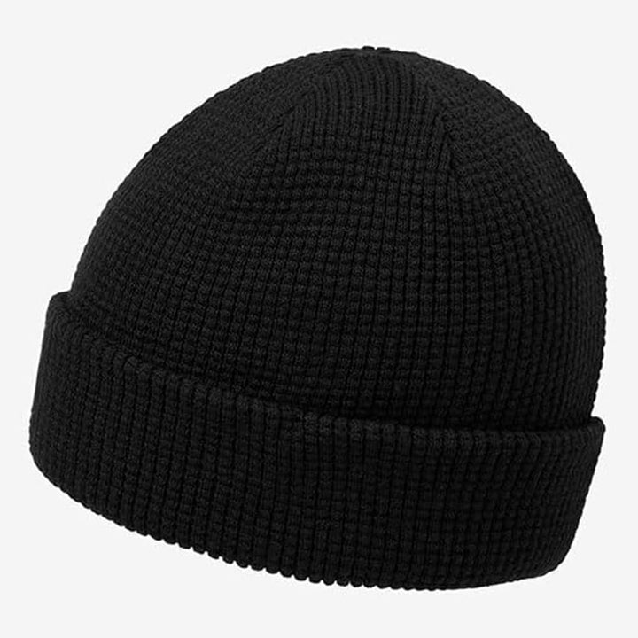 TravisMathew Cloud Waffle Golf Beanie Black - FW24