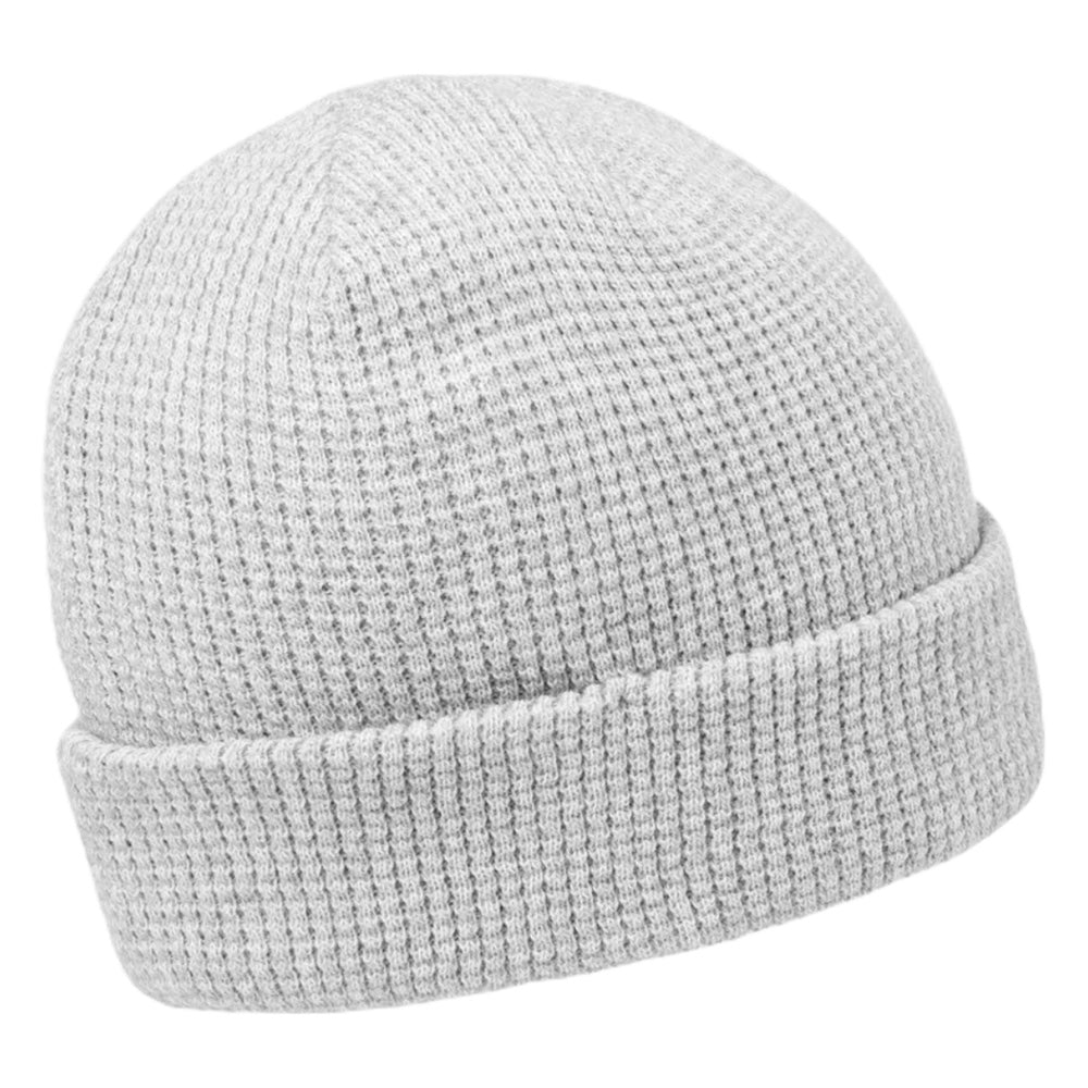 TravisMathew Cloud Waffle Golf Beanie Heather Gray - FW24
