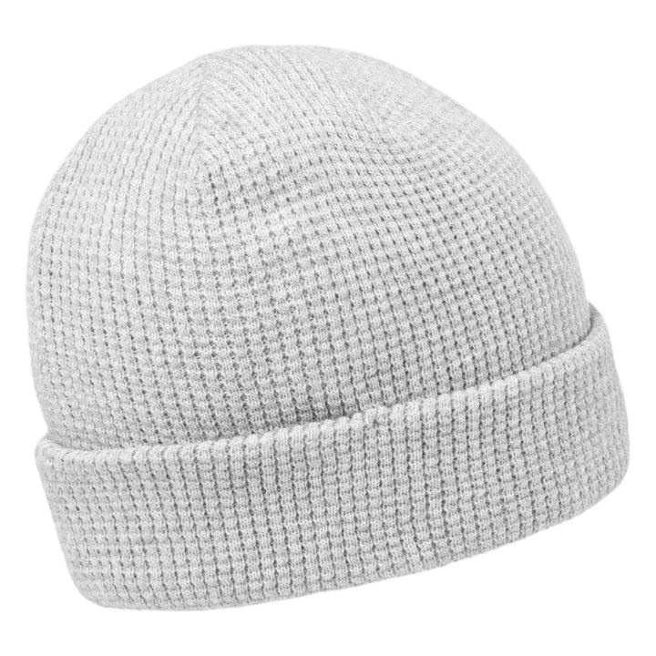 TravisMathew Cloud Waffle Golf Beanie Heather Gray - FW24