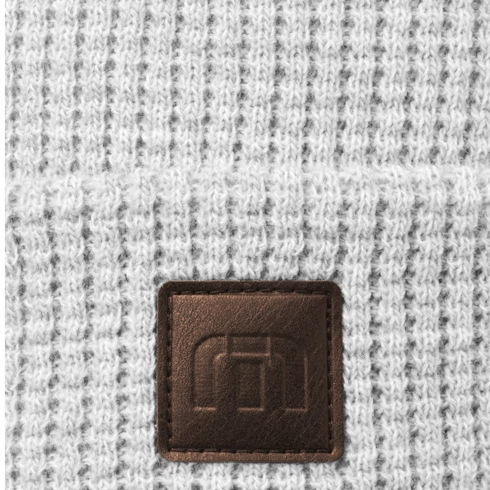 TravisMathew Cloud Waffle Golf Beanie Heather Gray - FW24