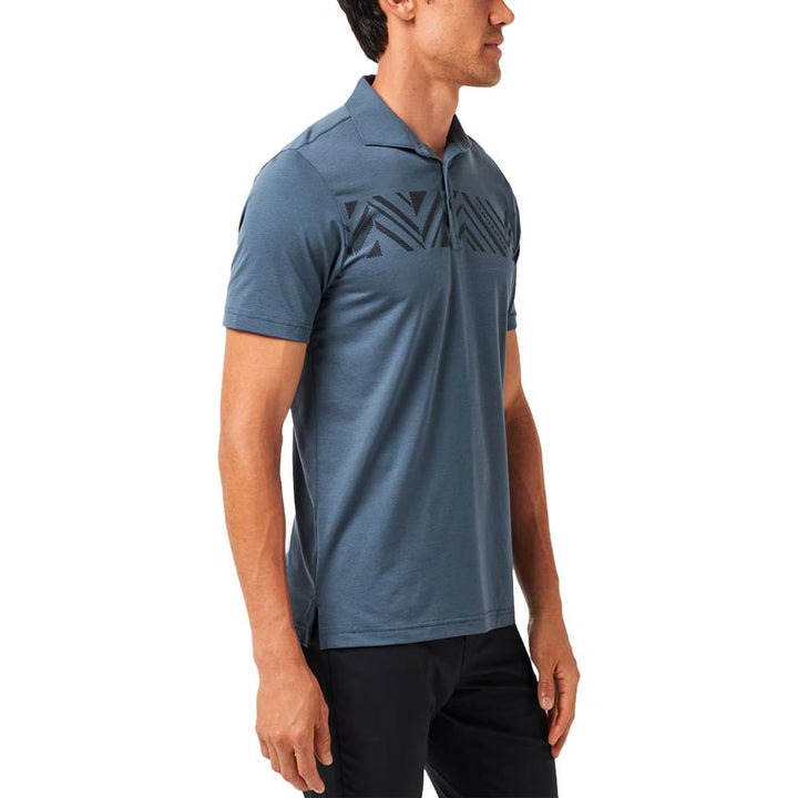 TravisMathew All Day Access Golf Polo Mood Indigo/Vintage Indigo - SS25