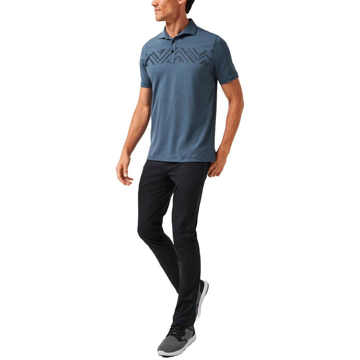TravisMathew All Day Access Golf Polo Mood Indigo/Vintage Indigo - SS25