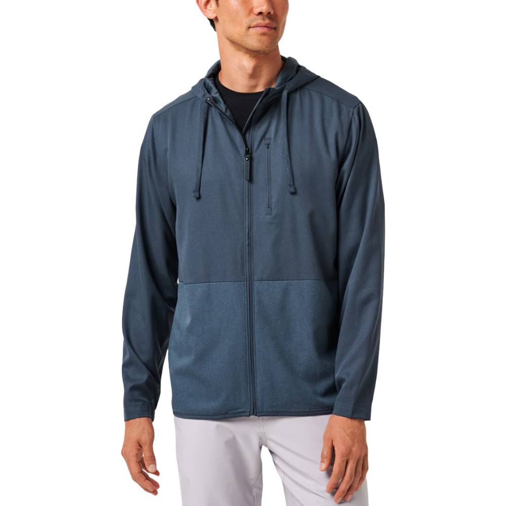 TravisMathew Deepspace Full Zip Golf Jacket Mood Indigo/Vintage Indigo - SS25 Men