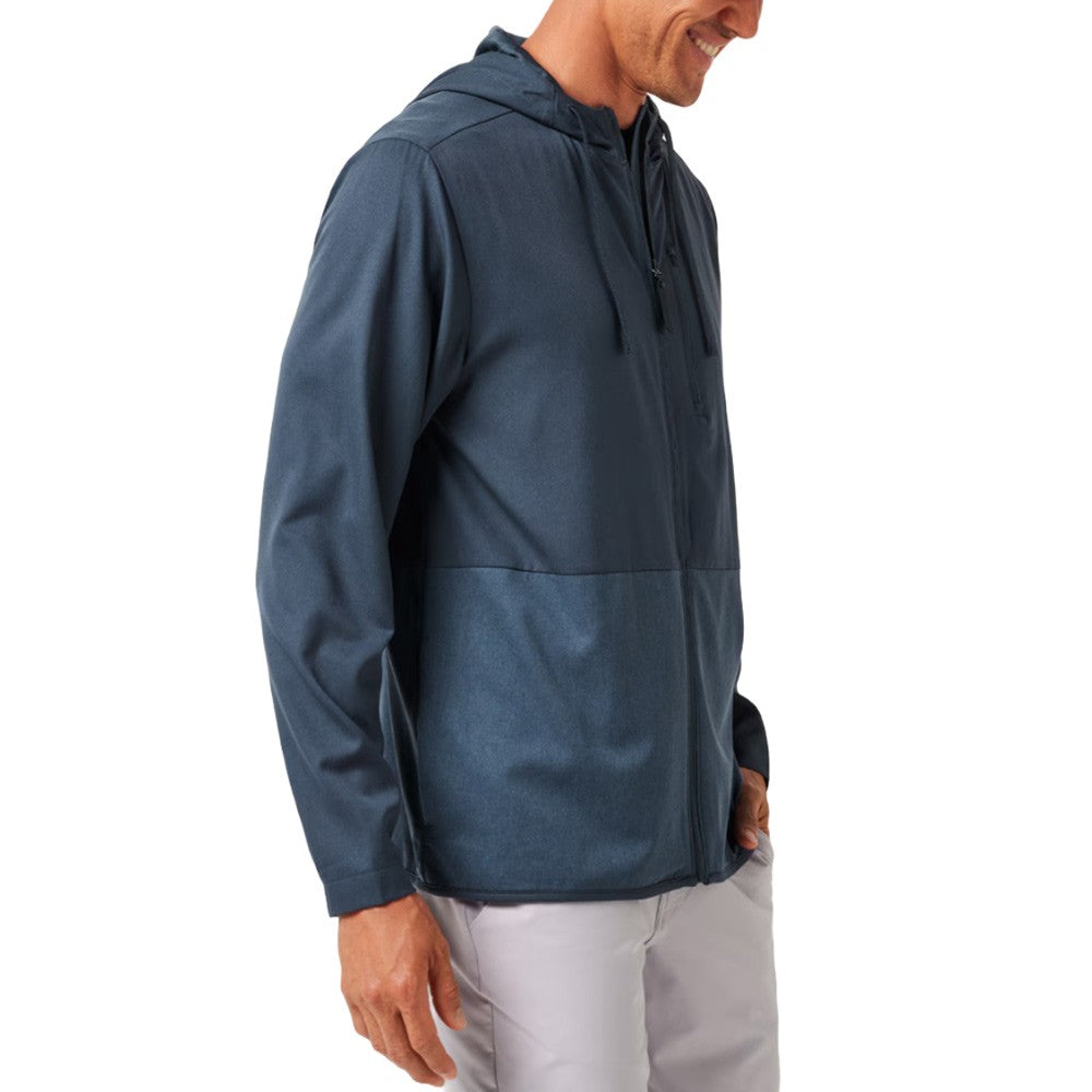 TravisMathew Deepspace Full Zip Golf Jacket Mood Indigo/Vintage Indigo - SS25 Men