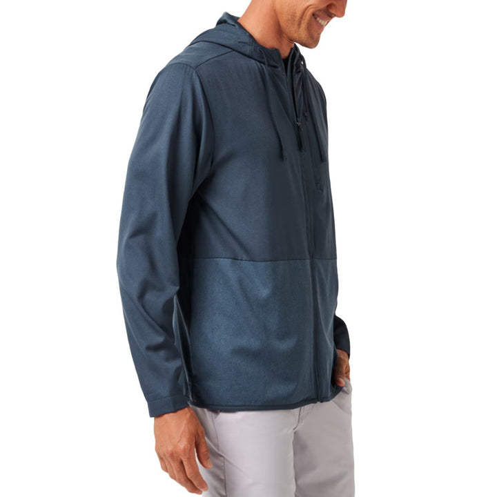 TravisMathew Deepspace Full Zip Golf Jacket Mood Indigo/Vintage Indigo - SS25 Men