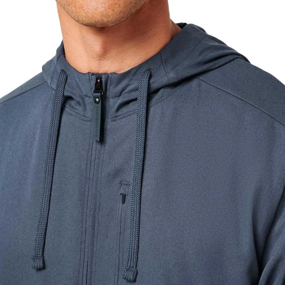 TravisMathew Deepspace Full Zip Golf Jacket Mood Indigo/Vintage Indigo - SS25 Men