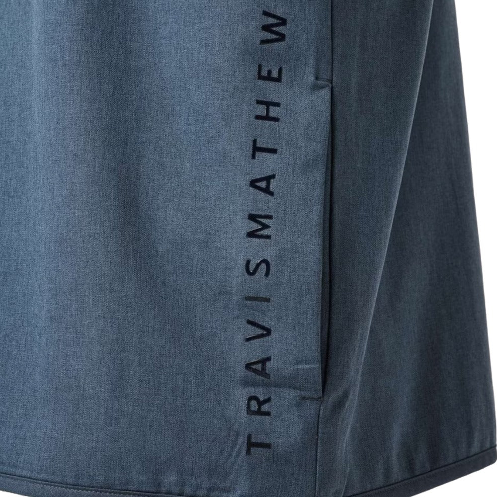 TravisMathew Deepspace Full Zip Golf Jacket Mood Indigo/Vintage Indigo - SS25 Men